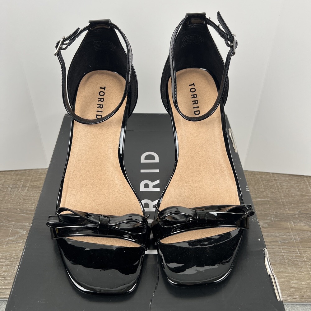 Torrid Black Patent Heels with Bow